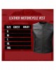 Premium Leather Motercycle Vest-1