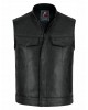 Premium Leather Motercycle Vest-2