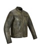 Grimsby Retro Cowhide Leather Jacket