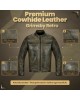 Grimsby Retro Cowhide Leather Jacket