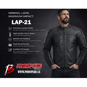 LP-21 Cowhide Leather Jacket
