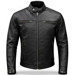 Grimsby-1 Cowhide Leather Jacket