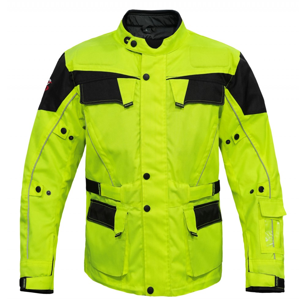 Long Yellow Textile Jacket