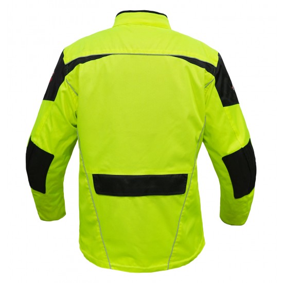 Long Yellow Textile Jacket