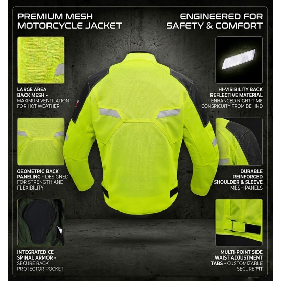 F. Yellow Textile Jacket
