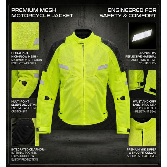 F. Yellow Textile Jacket