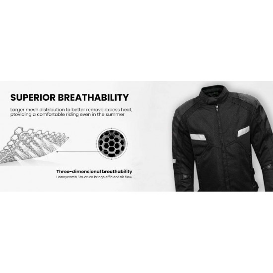 Mesh 4-Season Riding Jacket