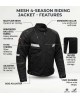 Mesh 4-Season Riding Jacket